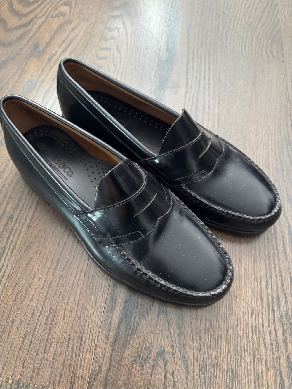 G.H. Bass & Co. Black Penny Loafers